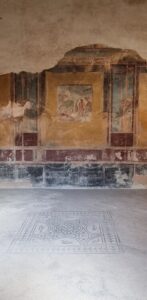 Triclinium Sala p Fresc Casa domus poeta tragic pompeia