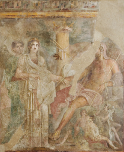 Zeus i Hera Fresc Ilíada Casa del Poeta Tragic Pompeia