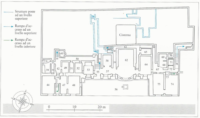 Planol 2 Casa Fabius Rufus Primera planta