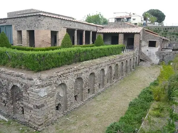 Vista Angular zenital Villa Misteris Pompeia