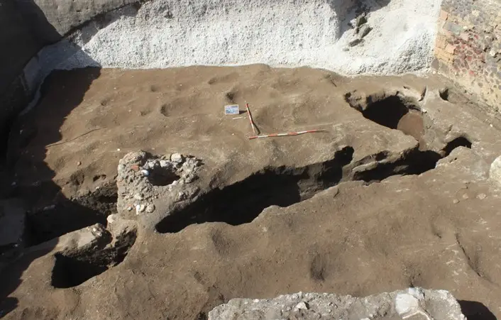 Sistema d'aigua Villa Misteris pous i conductes Pompeia