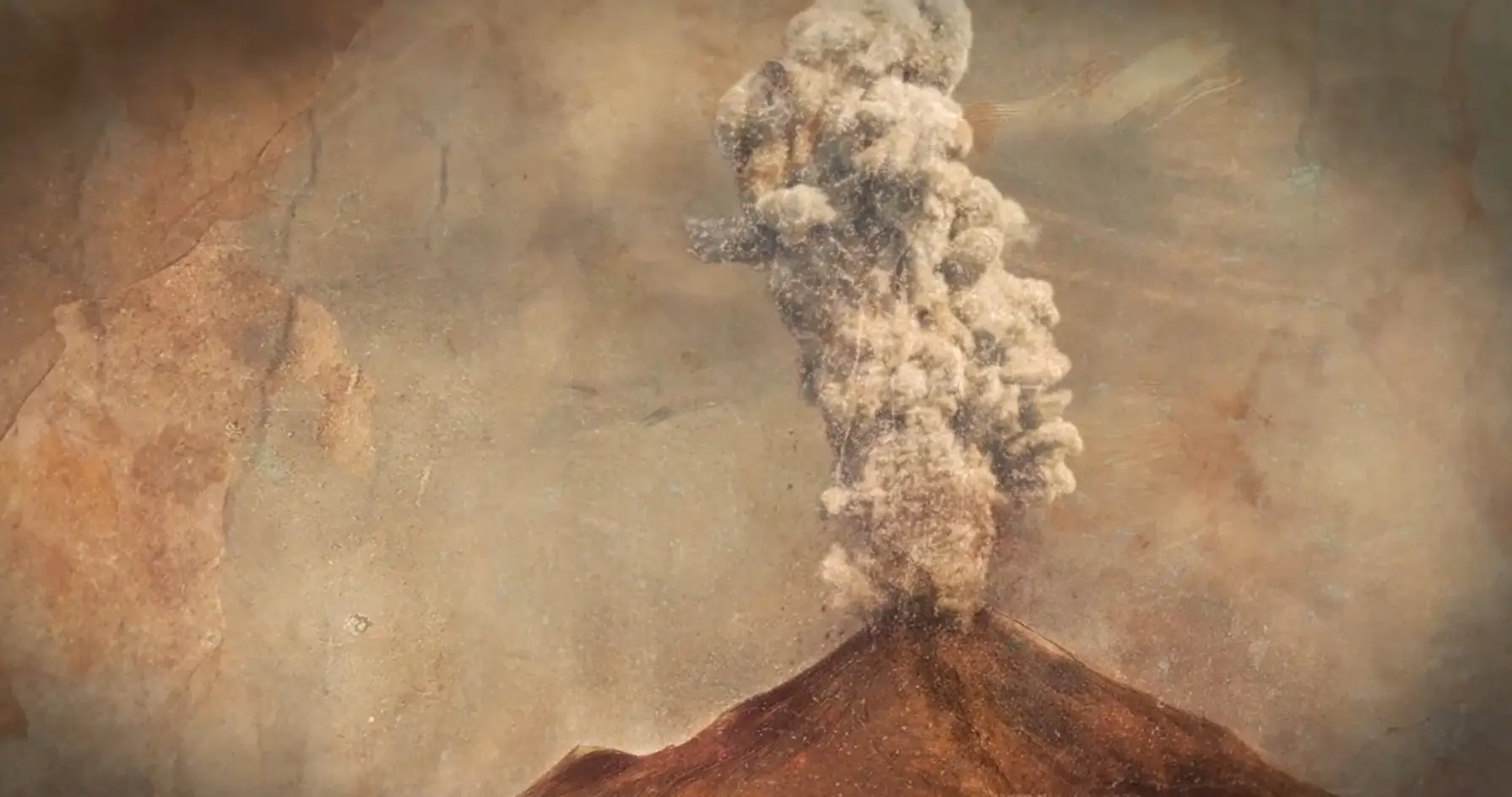 Descobreix les dues fases de l’erupció del Vesuvi l’any 79 dC, visibles als estrats de Pompeia: caiguda de cendra i fluxos piroclàstics