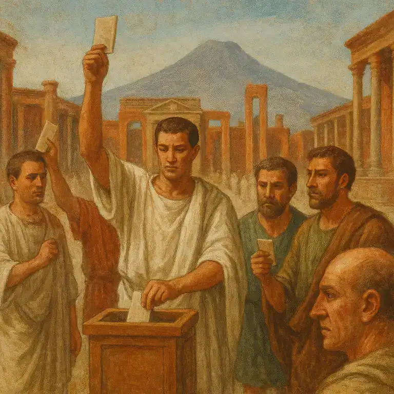 Imatge votants pompeia chat gpt