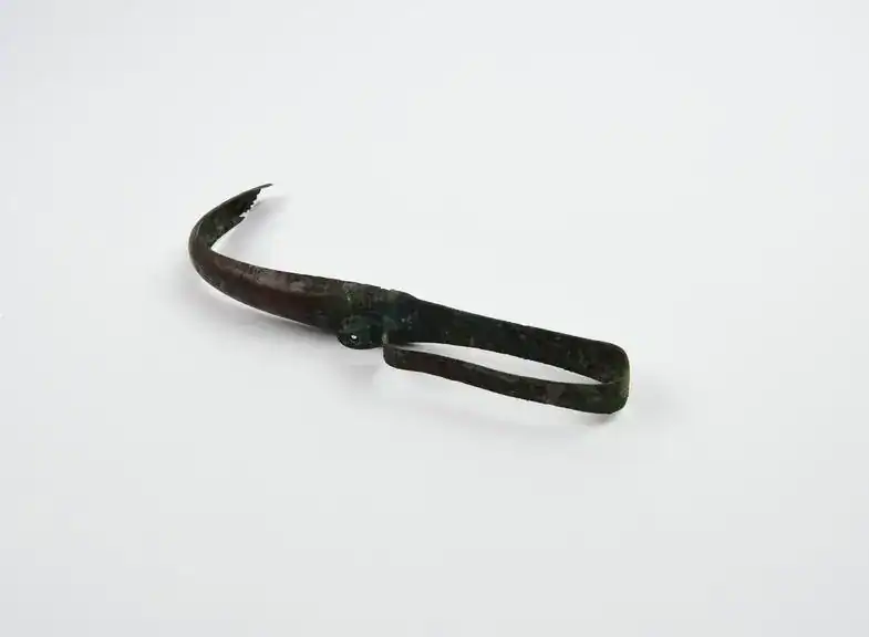 Estrigil, bronze, romà, de Pompeia Grup del Museu de la Ciència © El Patronat del Museu de la Ciència