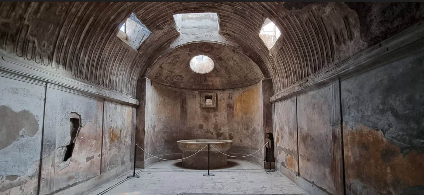Termes Estabianes Pompeia Caldarium